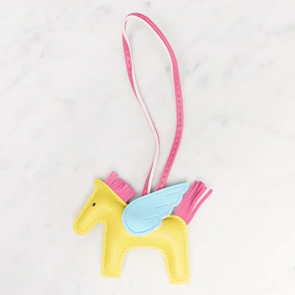 Yellow Pony Blue Wings