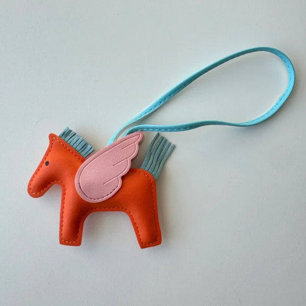 Orange Pony Pink Wings